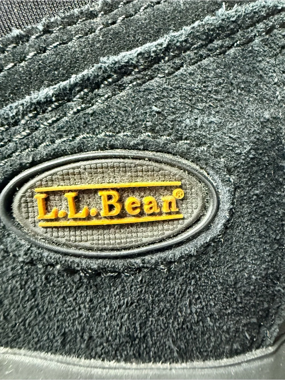 L.L. Bean Women’s Black Suede Thinsulate Slip-On Shoes